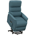 Electric Power Lift Chair for Elderly with Remote Control, Blue