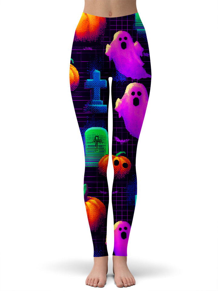 8 Bit Halloween Leggings