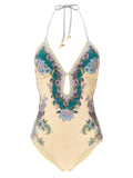 Zimmermann Indra Swimsuit — Cream