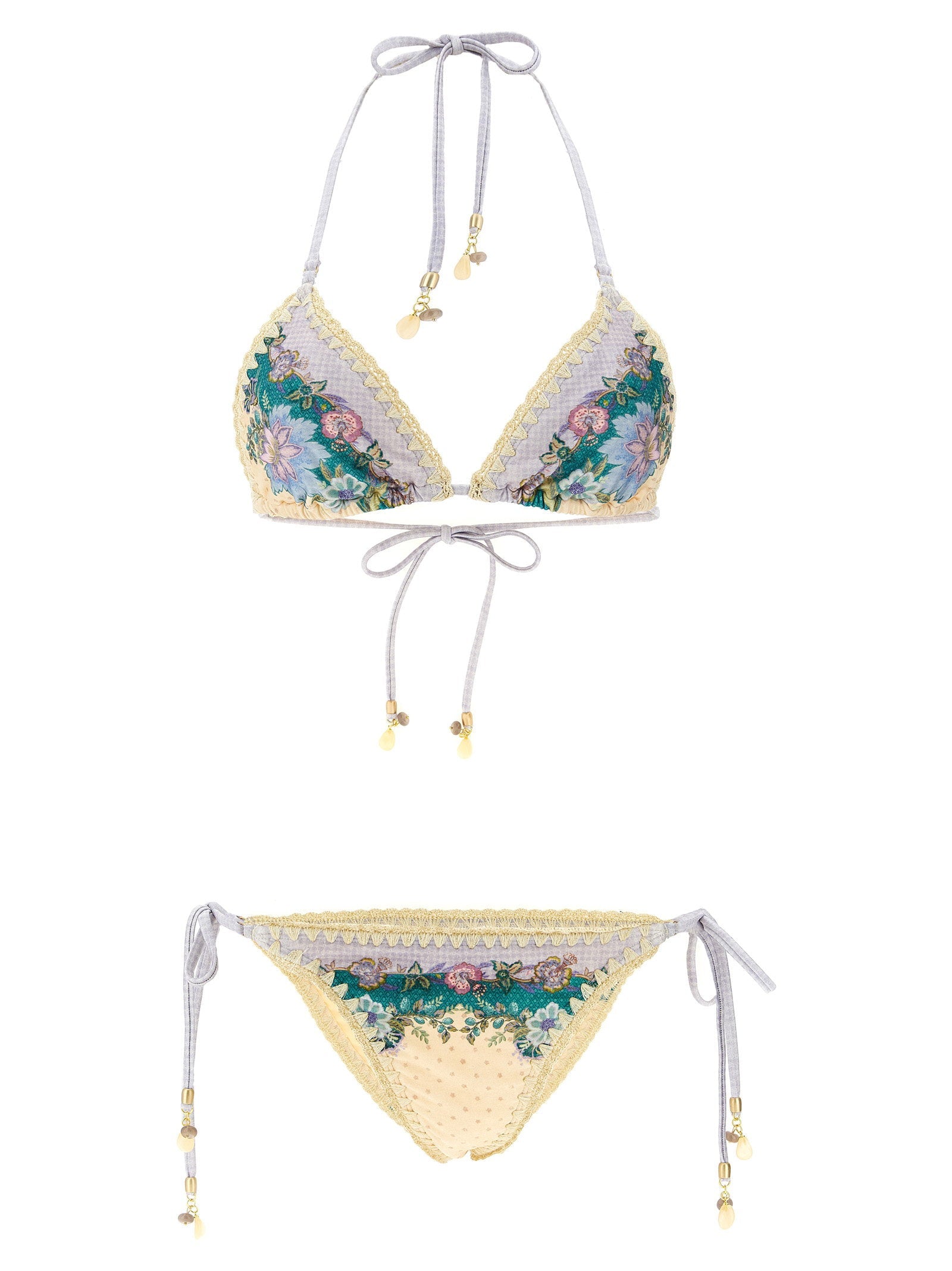 Zimmermann Indra Bikini — Cream