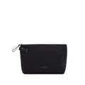 Men's Nylon Padded Clutch Black Leather