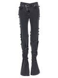 Alexander McQueen Asymmetric Closure Jeans — Black