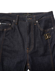Women's Black Cotton Mid Waist Bootcut Denim Jeans Clothing