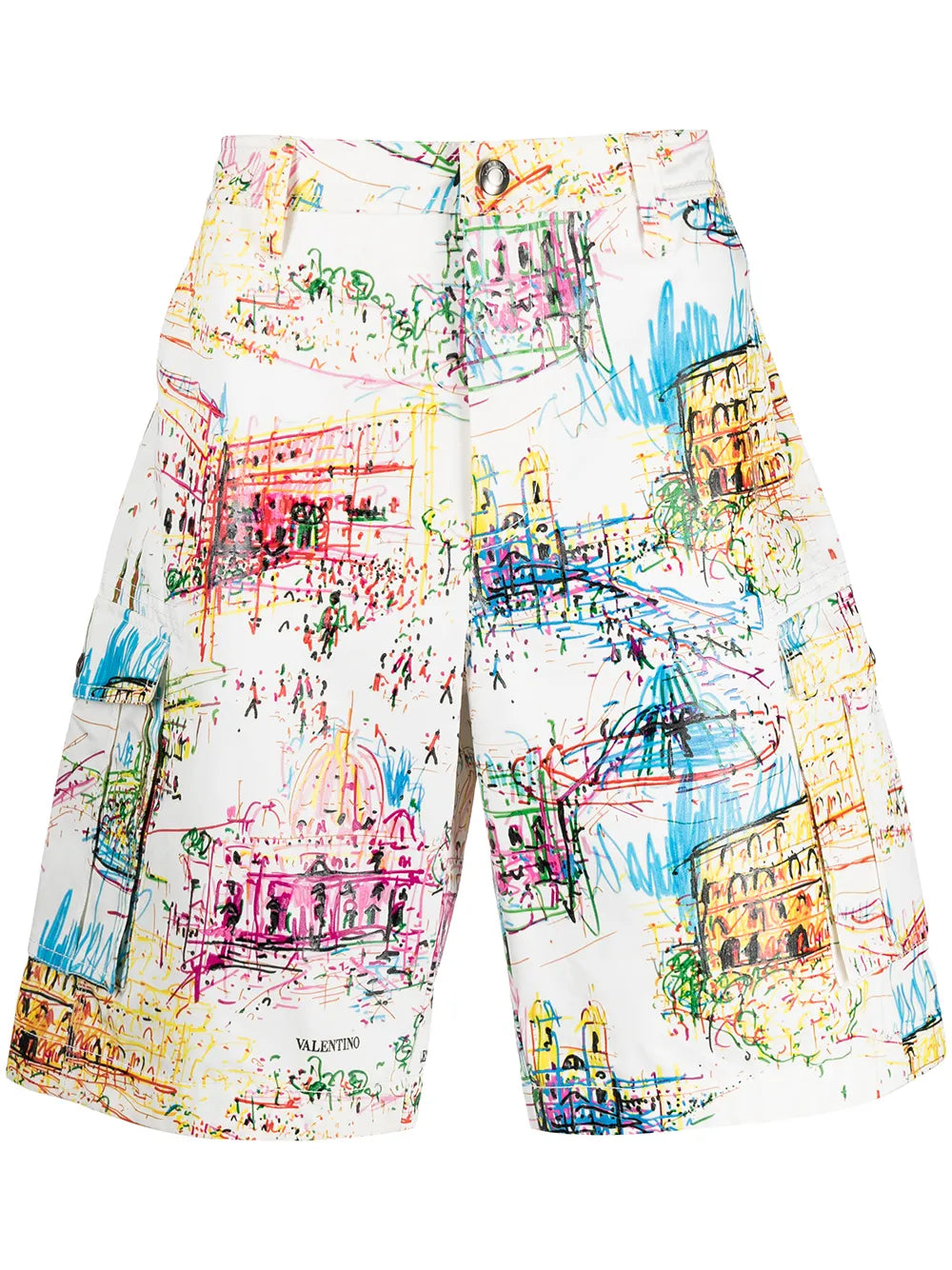 Valentino Garavani Bermuda Shorts — White