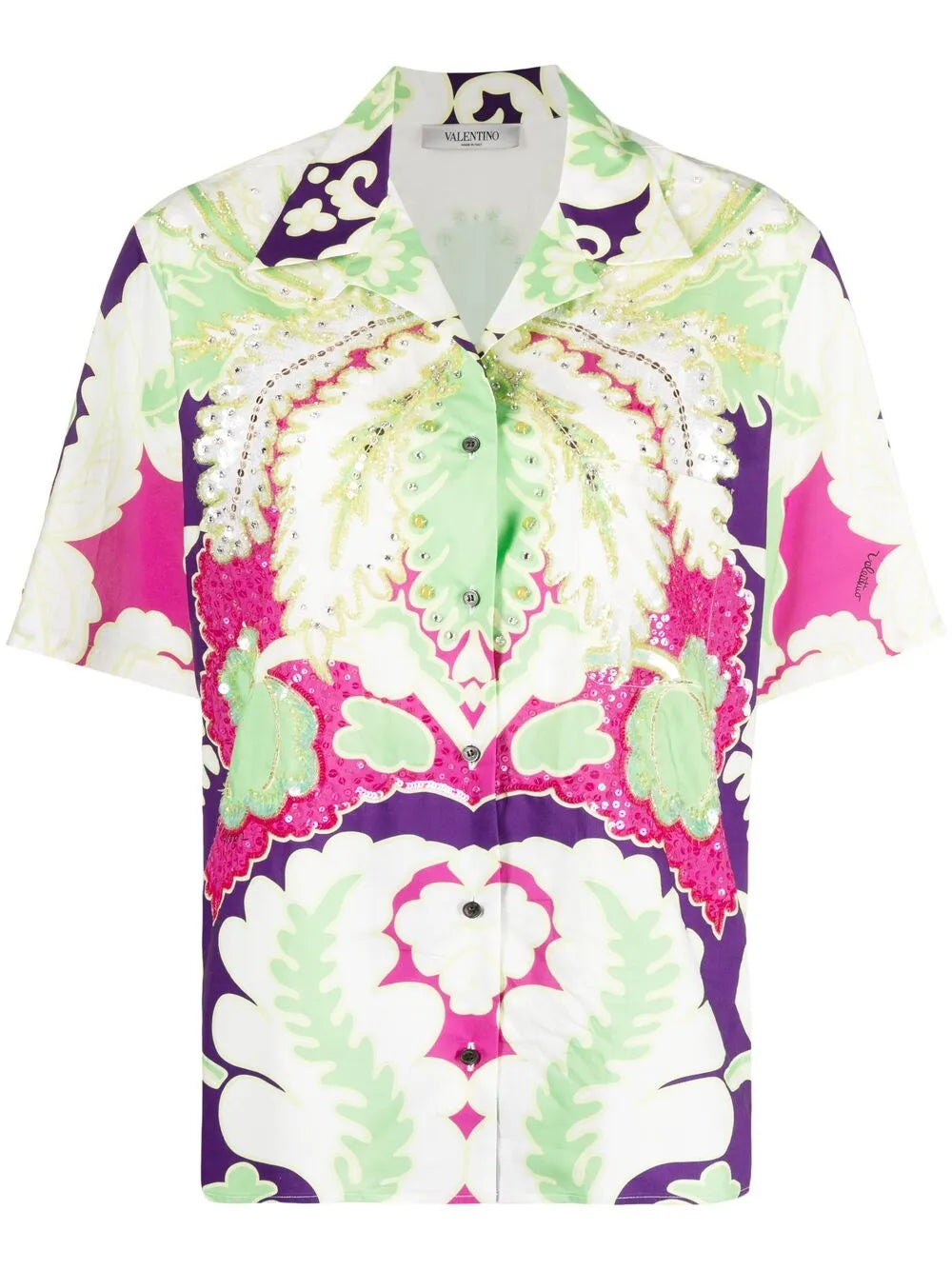 Valentino Devin Parker Shirt — Green