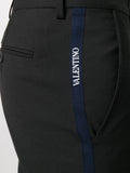 Valentino Slim-Fit Tailored Trousers — Black