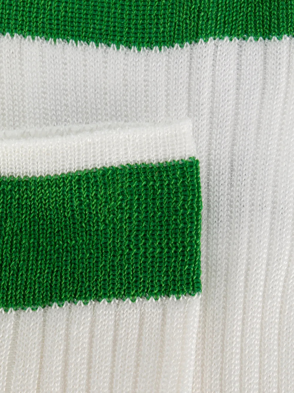 Valentino PB3KI01D3TD0K2 Ribbed Silk-Blend Striped Socks — White