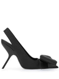 Ferragamo Devin Parker Slingback Pump — Black
