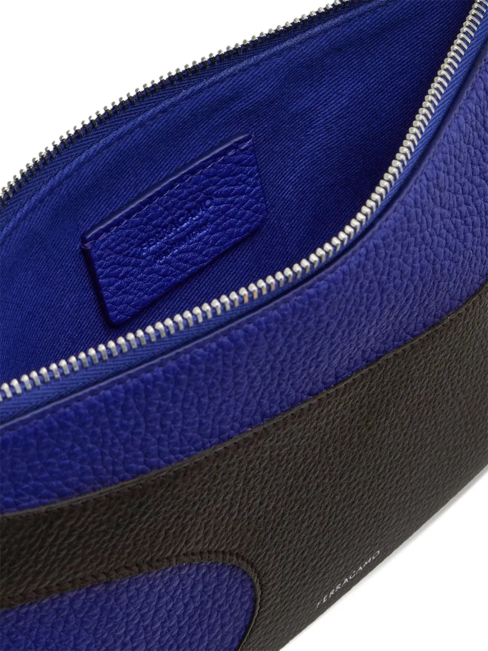 Ferragamo Logo-Print Cut-Out Card Case — Multicolor
