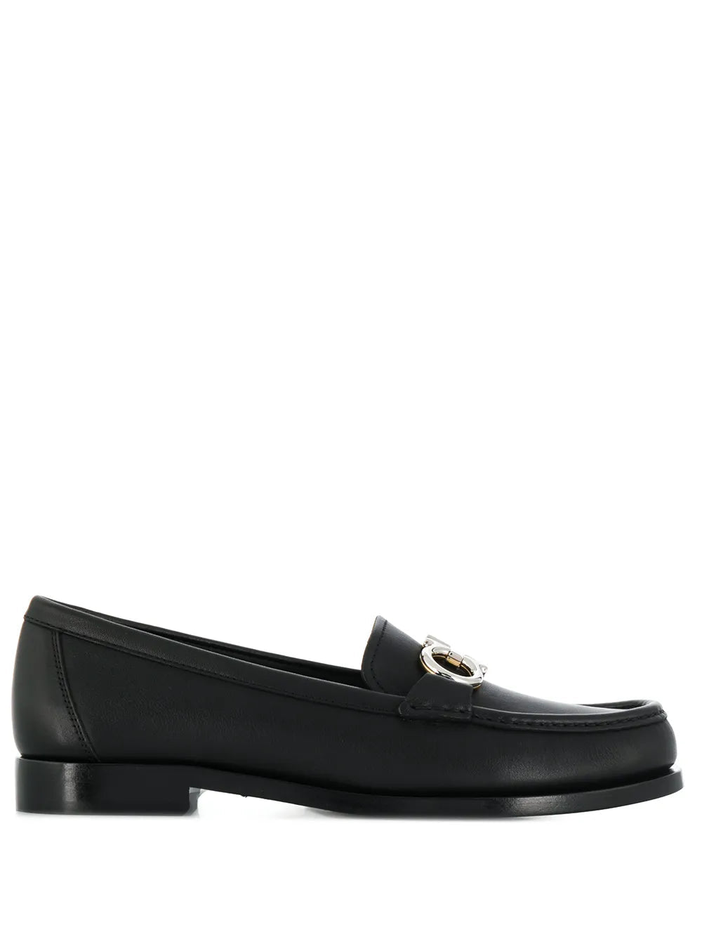 Ferragamo Gancini Loafer — Black