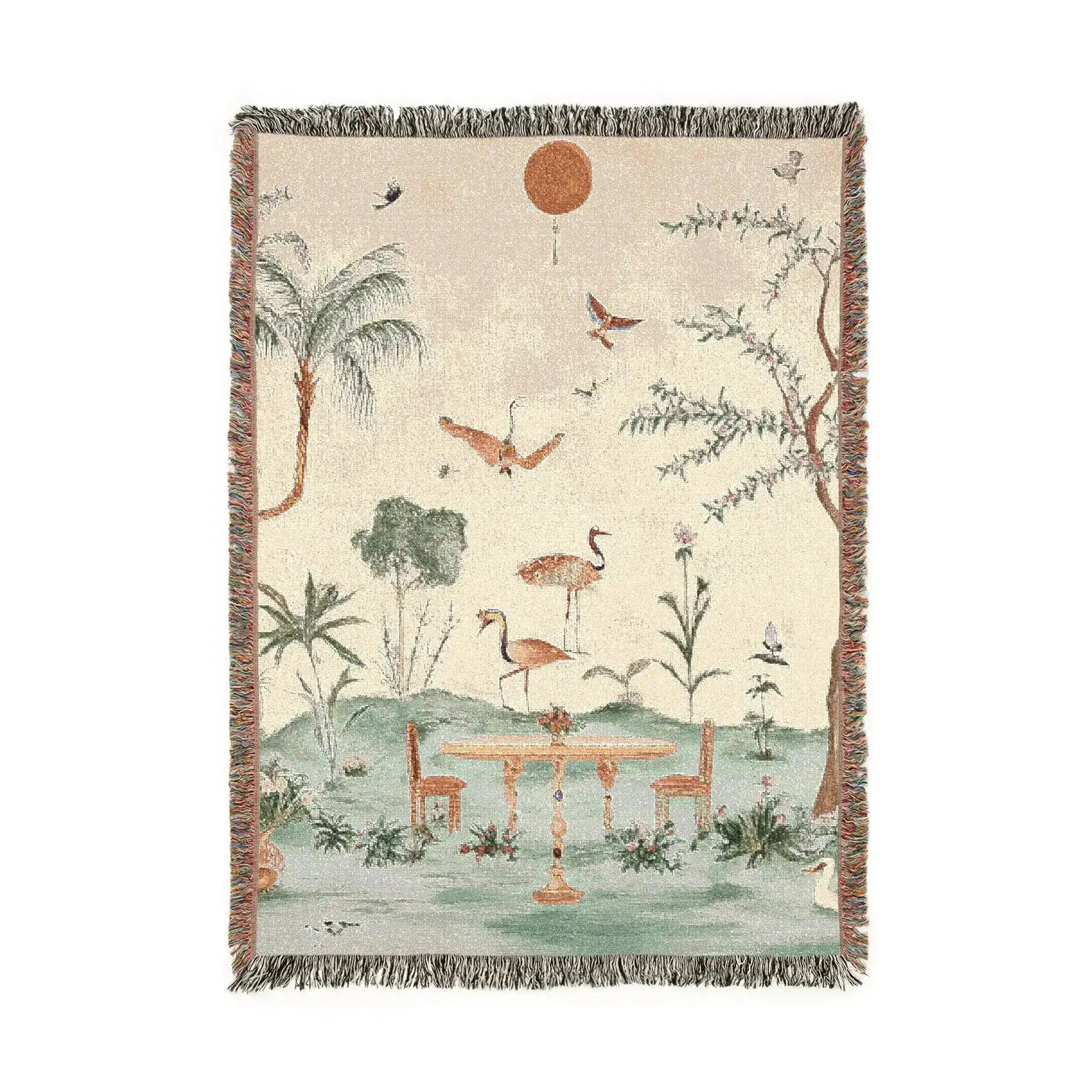 Garden Soirée Woven Blanket