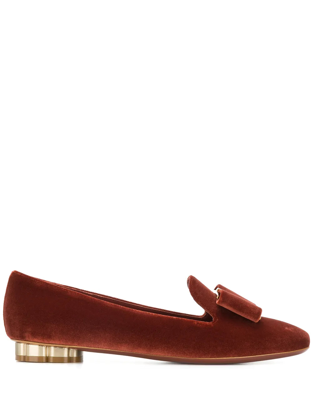 Ferragamo Sarno Loafer — Red