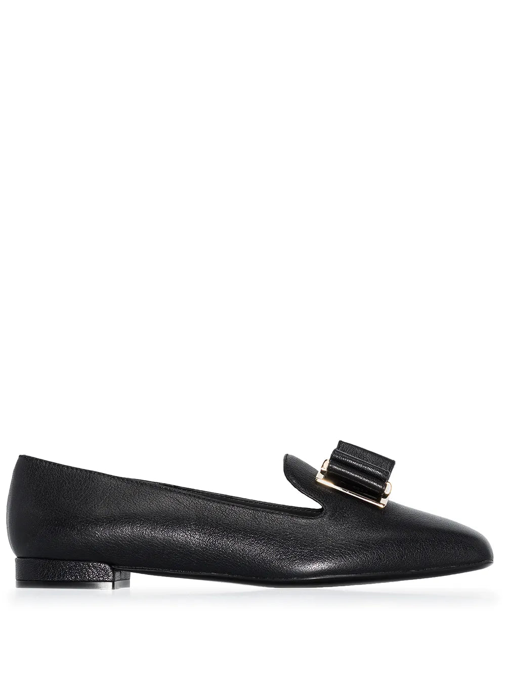 Ferragamo Zaneta Moccasin — Black