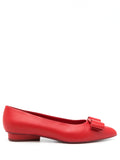 Ferragamo Viva Flat — Red