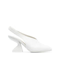 Ferragamo Slingback Pump — White