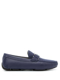 Ferragamo Logo Plaque Loafer — Navy