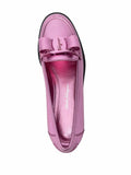 Ferragamo Vivaldo Ballerina Flat — Pink