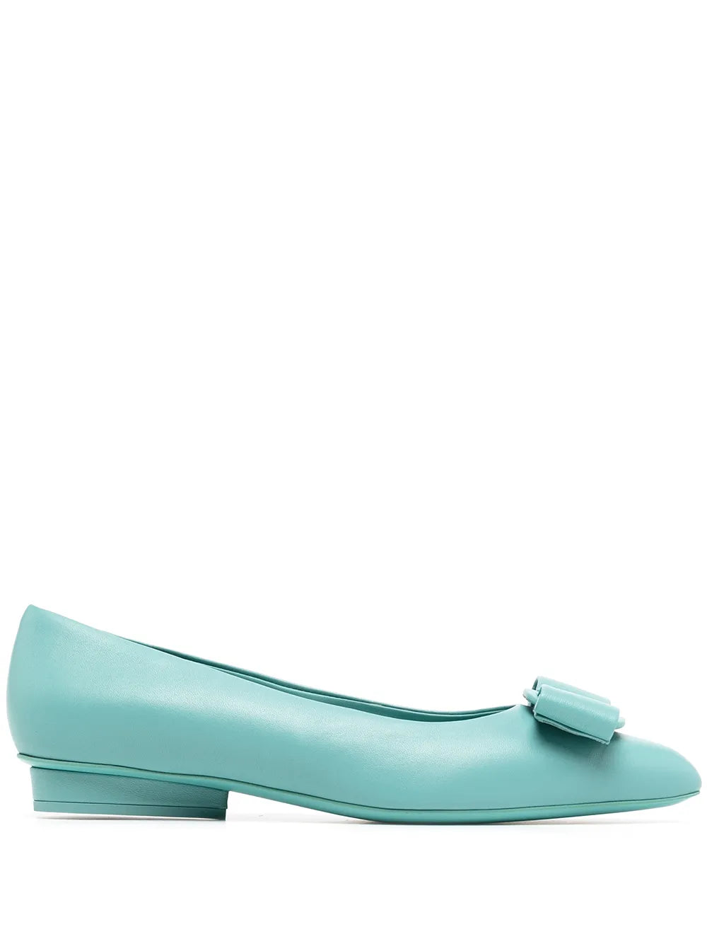 Ferragamo Ballet Flat — Blue