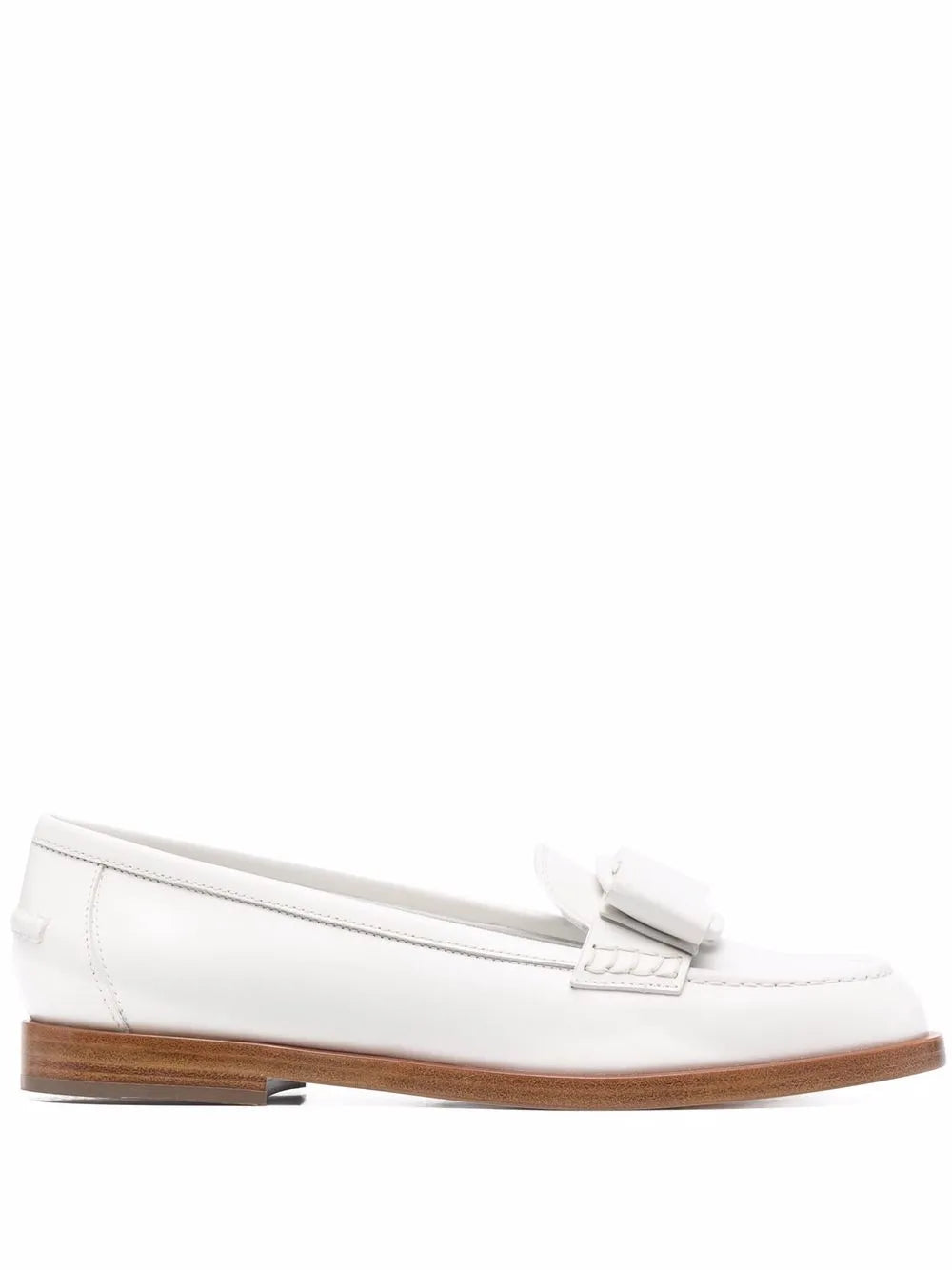 Ferragamo Viva Loafer — White