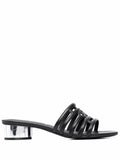 Ferragamo Finn Sandals — Black