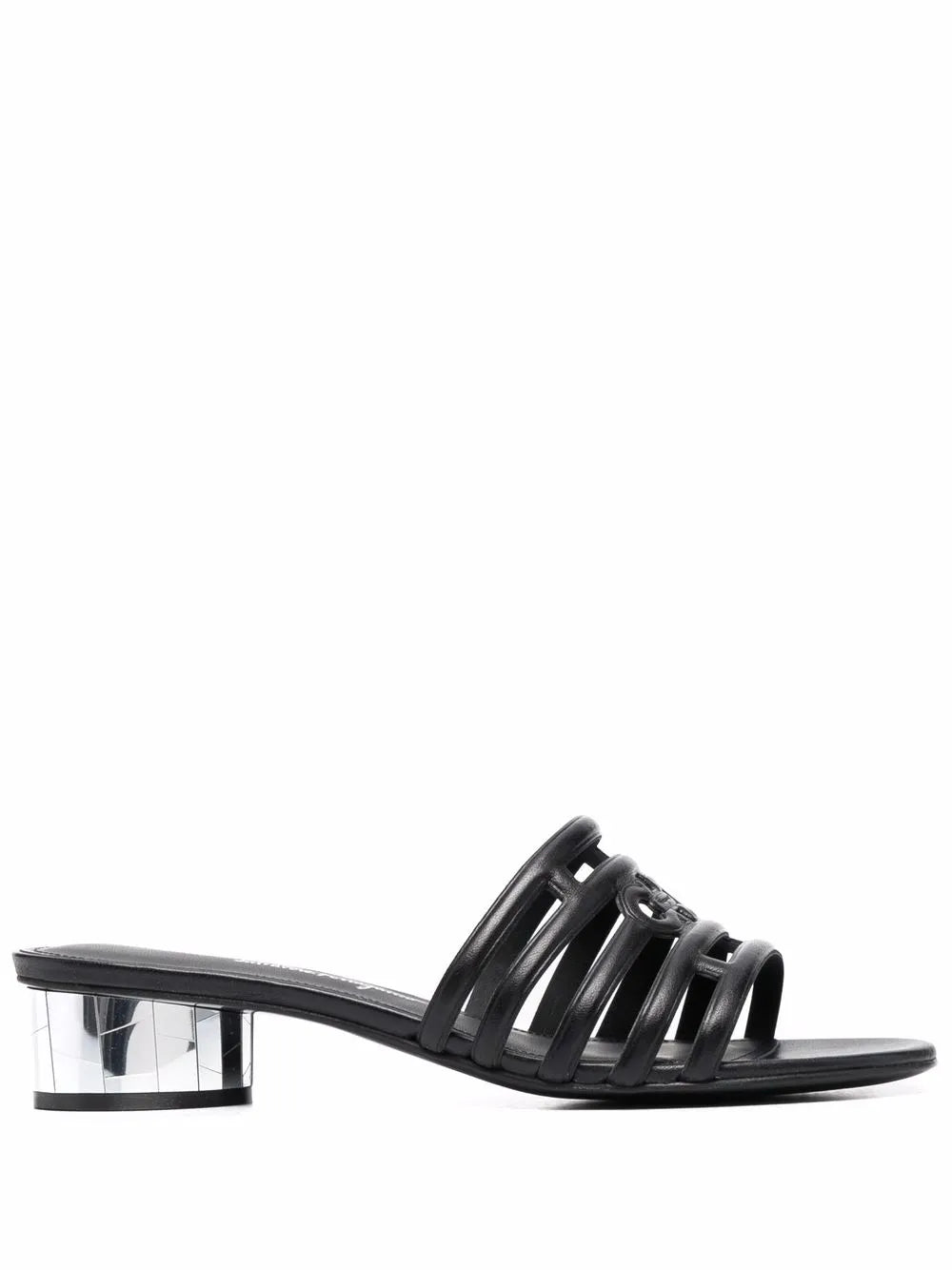 Ferragamo Finn Sandals — Black