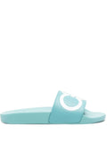 Ferragamo Gancini-Print Slide — Blue