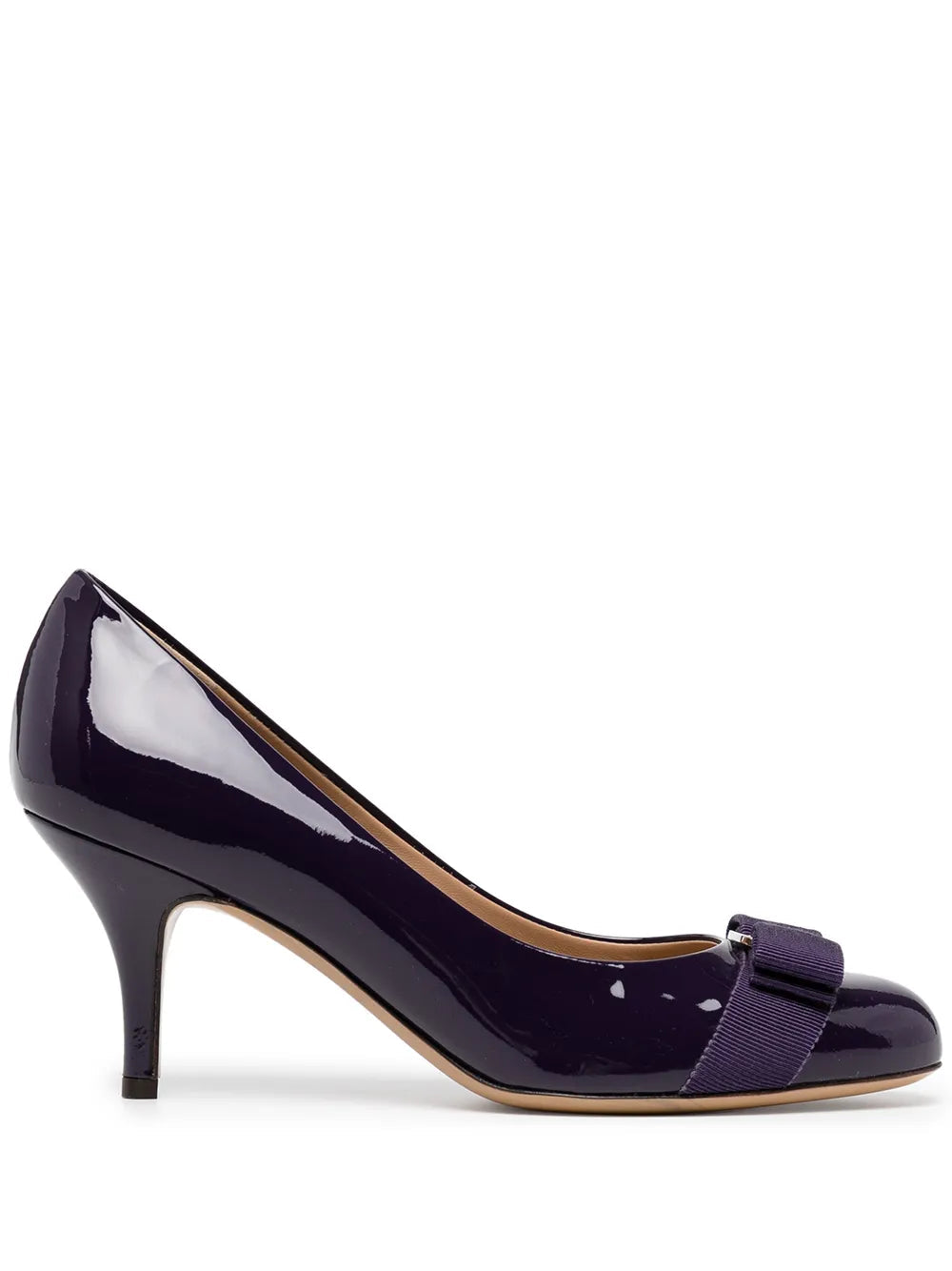 Ferragamo Carla 70 Pump — Purple