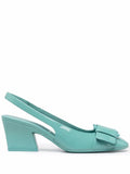 Ferragamo Slingback Heel — Blue