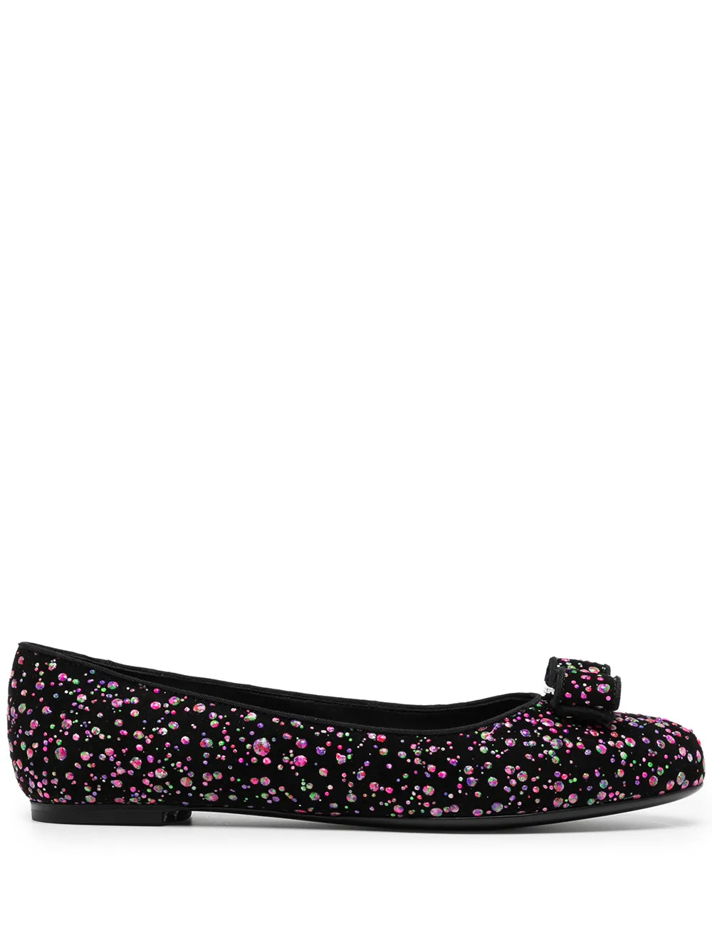 Ferragamo Varina Flat — Black