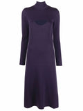 Ferragamo Devin Parker Dress — Purple