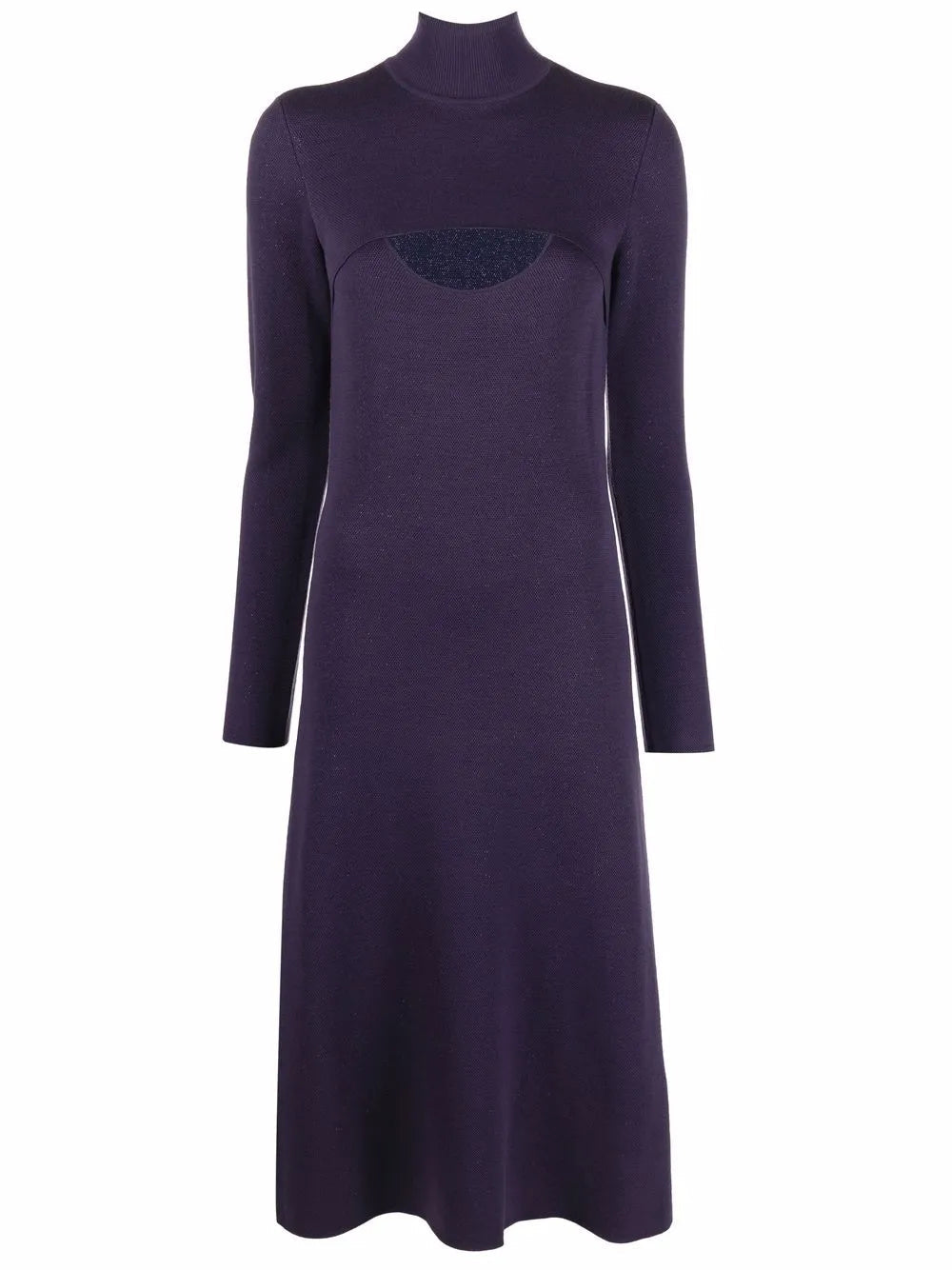Ferragamo Devin Parker Dress — Purple