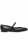 Ferragamo Lizz Flat — Black