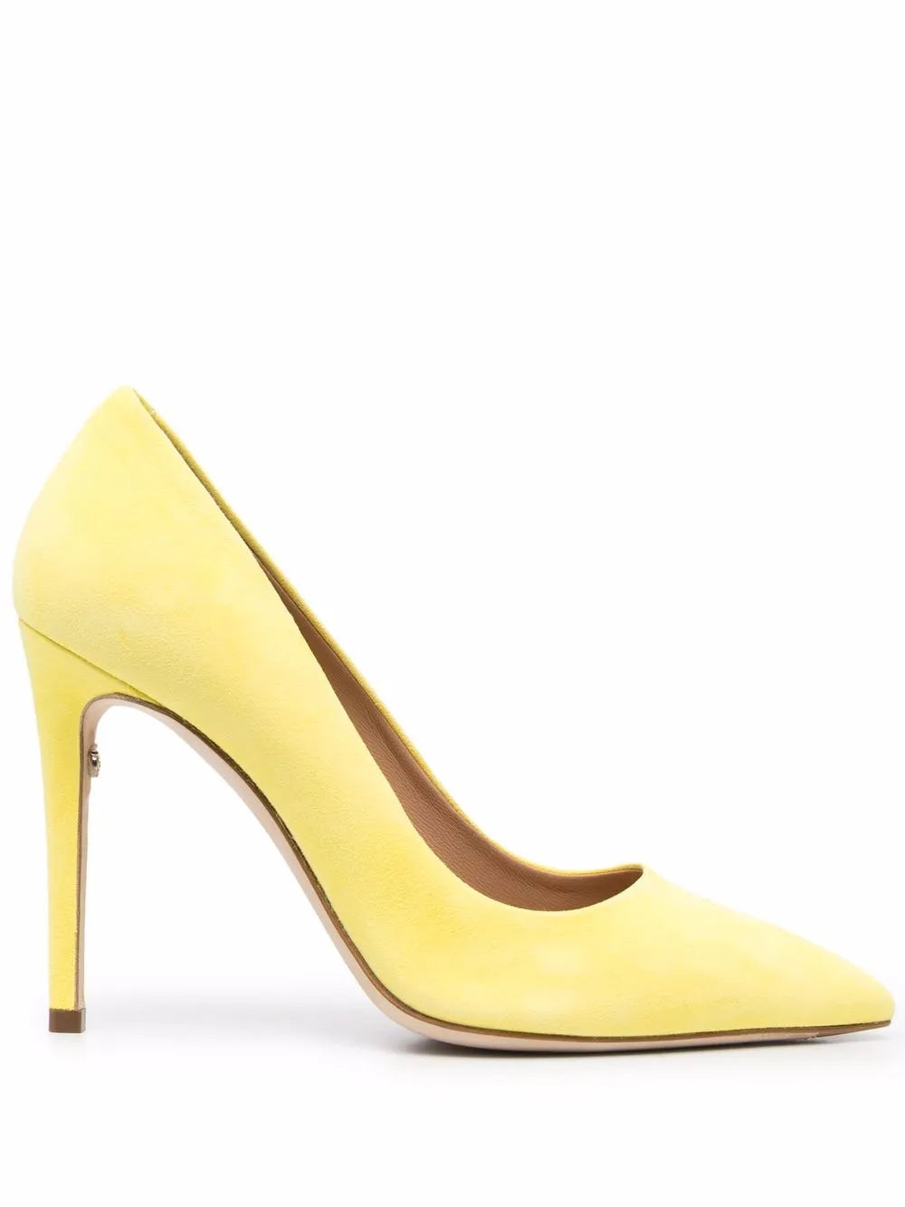 Ferragamo Pointed-Toe Pump — Yellow