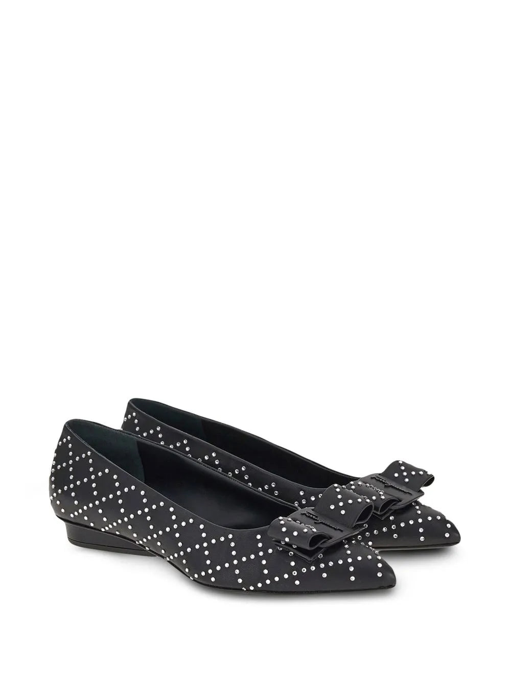 Ferragamo Viva Flat — Black