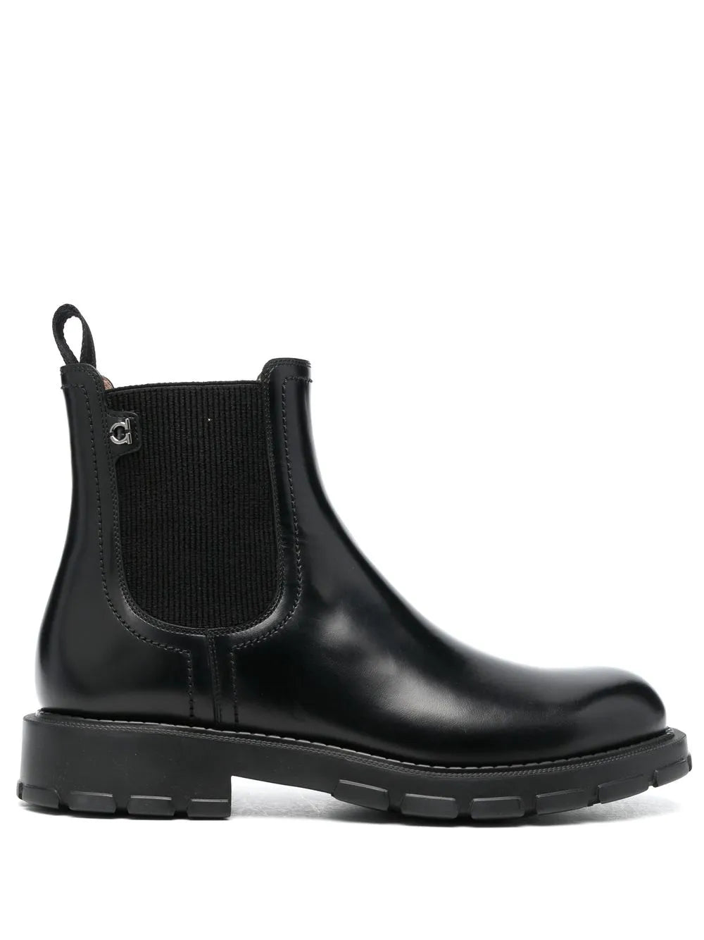 Ferragamo Iago Chelsea Boot — Black