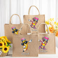 Lápiz personalizado Personajes Bolsa de yute portátil con nombre Accesorio diario Viaje Cumpleaños Regalo para mujer