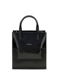 Hidesins Calf Leather Shoulder Bag — Black