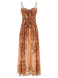 Zimmermann Aster Dress — Brown
