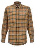 Burberry Simson Shirt — Camel