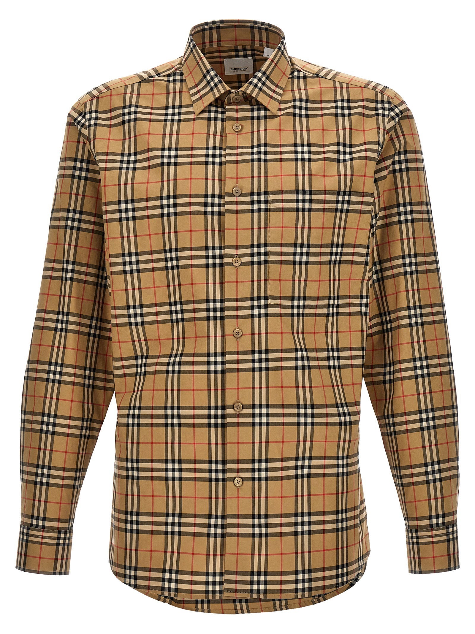 Burberry Simson Shirt — Camel