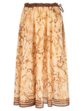 Zimmermann Indra Skirt — Beige