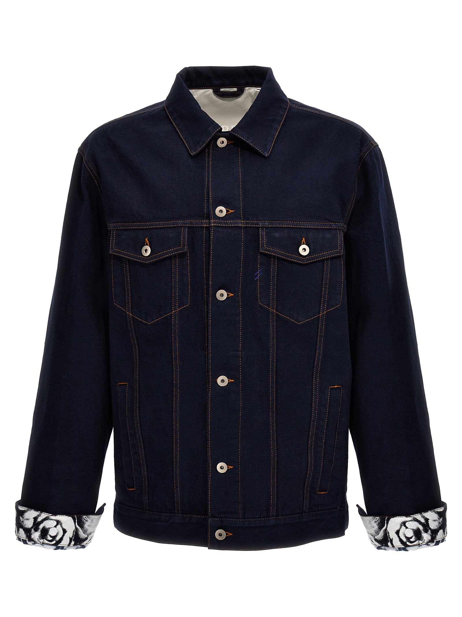 Burberry Japanese Cotton Denim Jacket — Navy