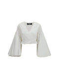 Jacquemus Paysan Wrap Shirt — White