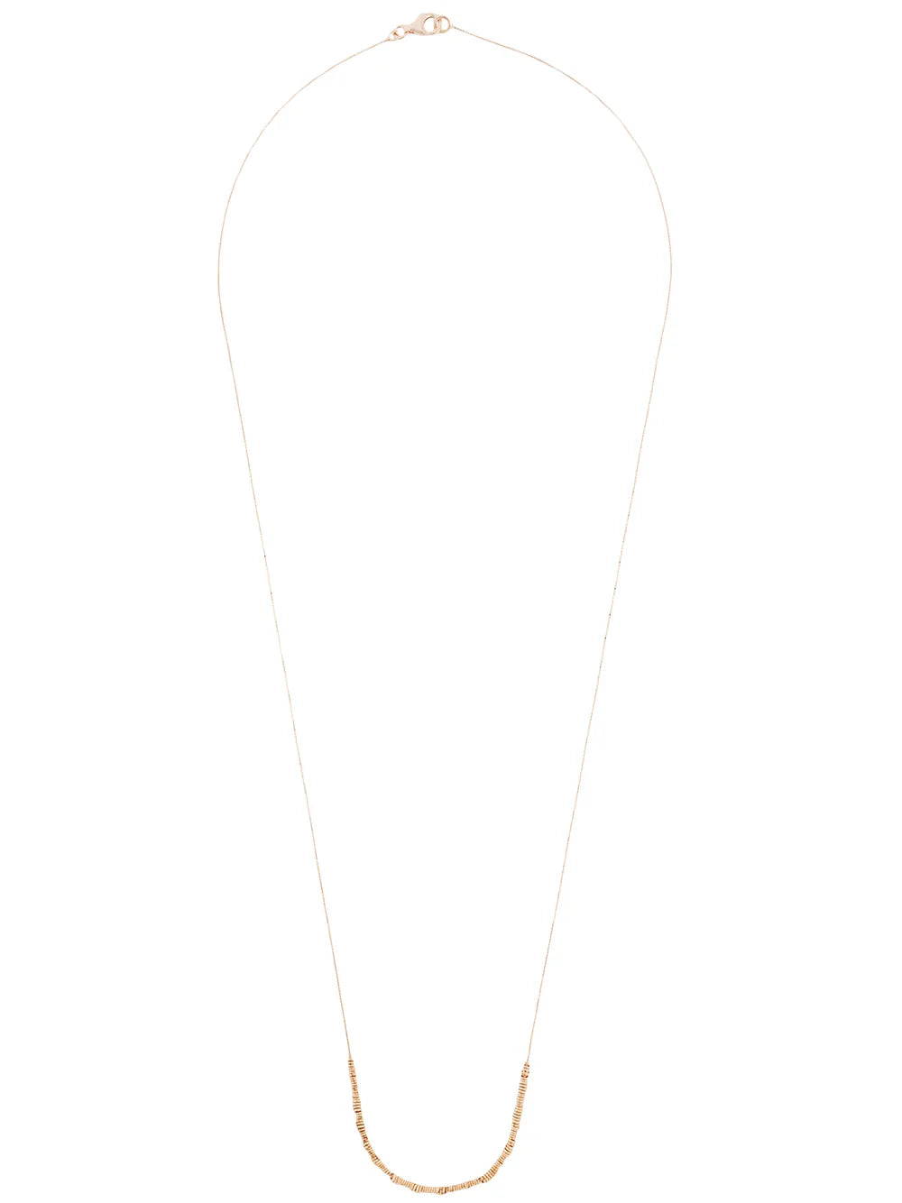 Bottega Veneta Woven Link Chain Necklace — Silver