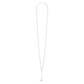Bottega Veneta Sphere Pendant Box-Chain Necklace — Silver