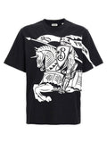 Burberry EKD Logo-Print T-Shirt — Black