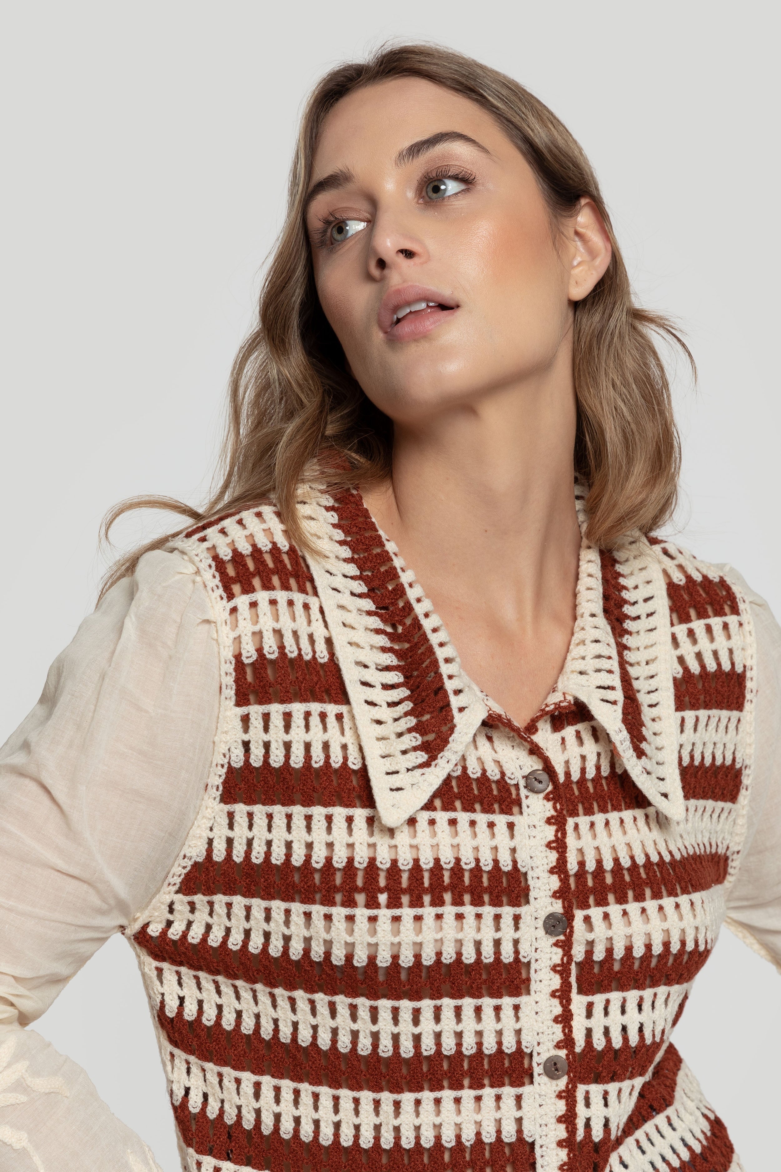 CARDIGAN  COMBINADO