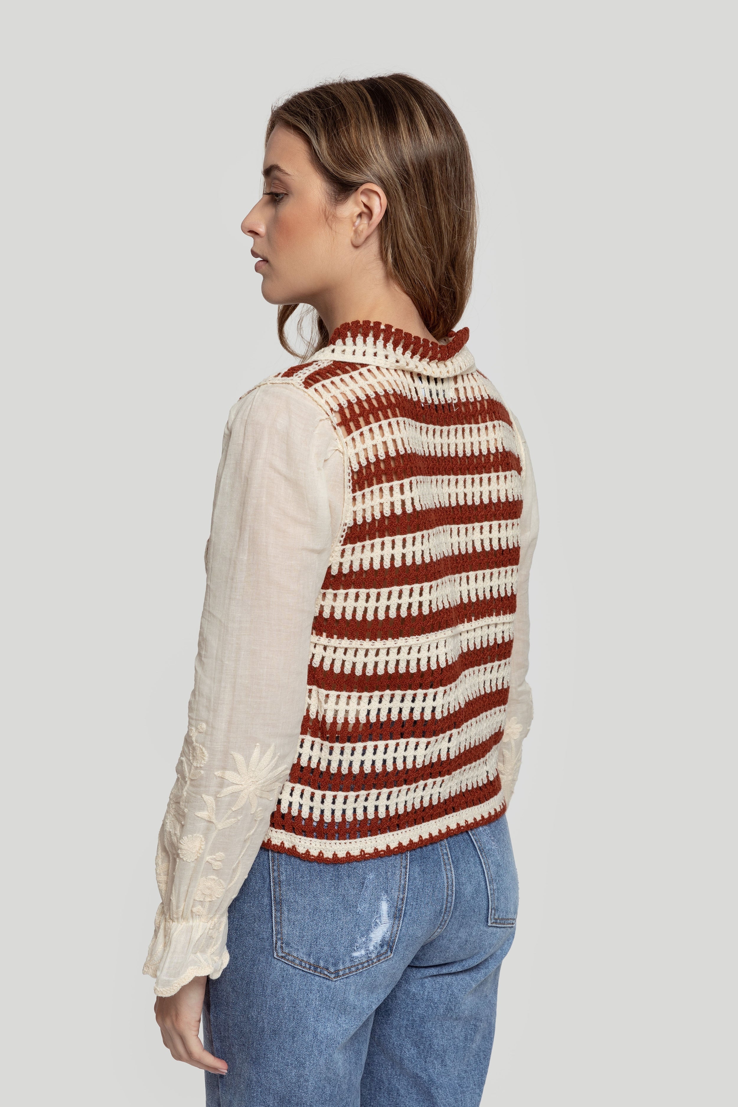 CARDIGAN  COMBINADO