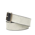 Monogram and Leather Reverso Reversible Belt