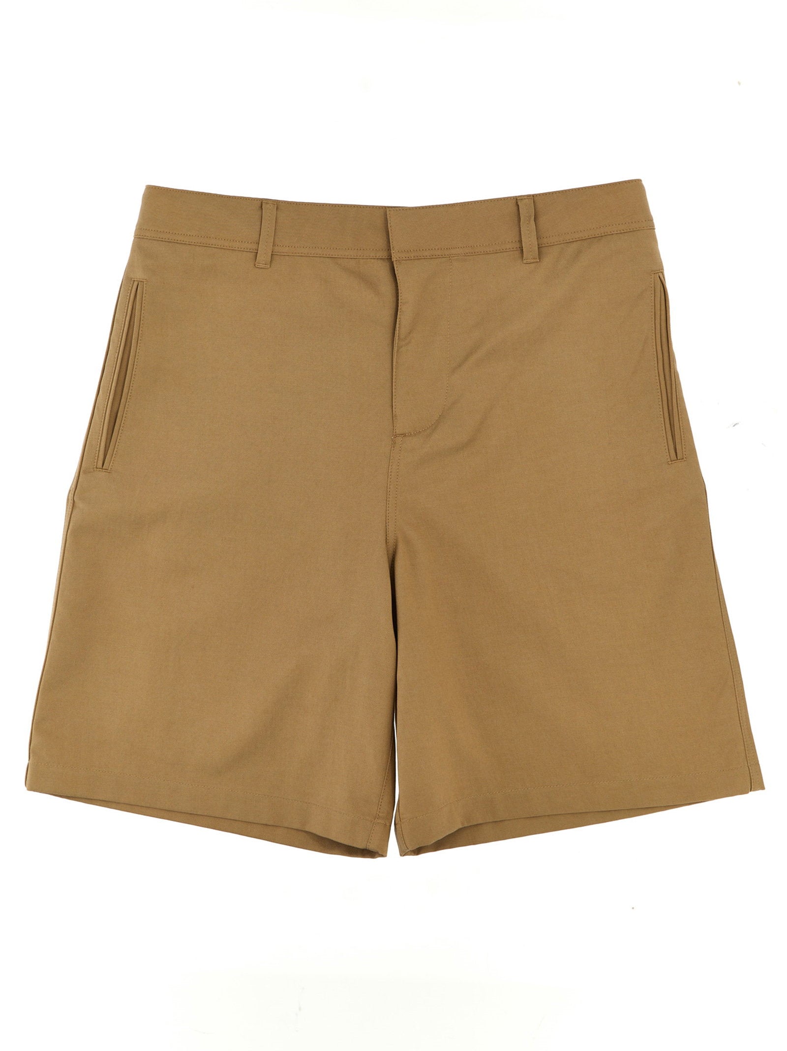 Burberry Bermuda Shorts — Khaki